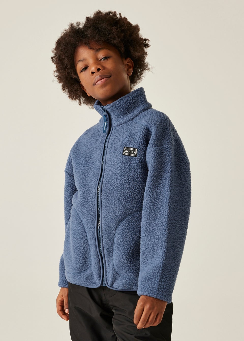 Dare2B Indigo Blue Kids' Zesty II Stretch Fleece (3-16yrs)