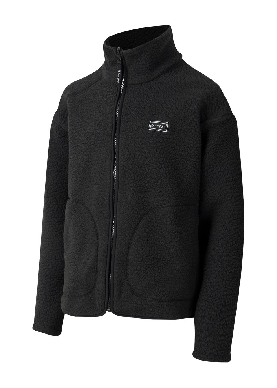 Dare2B Black Kids' Zesty II Stretch Fleece (3-16yrs)