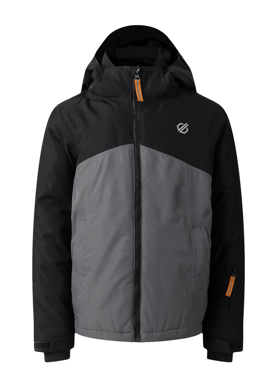 Dare2B Black/Grey Kids' Impose V Waterproof Insulated Jacket (3-16yrs)
