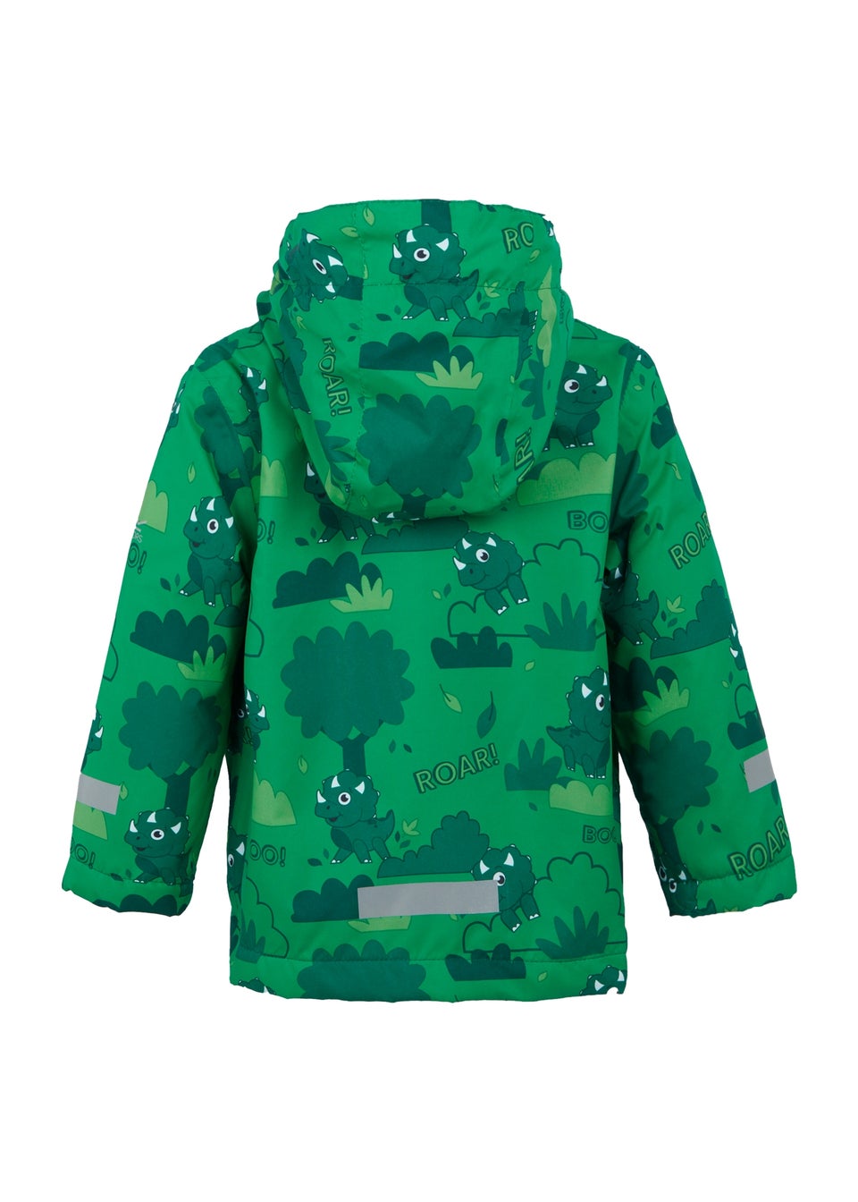 Regatta Dark Green Kids' Animal Rainy Day Waterproof Insulated Jacket (6-72 months)