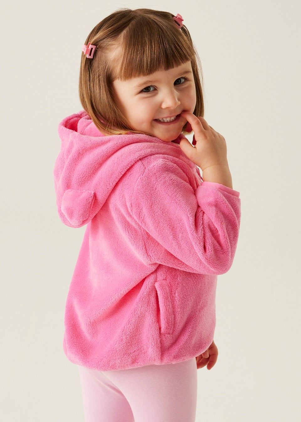 Regatta Pink Multi Kids' Animal Stretch Fleece (6-72 months)