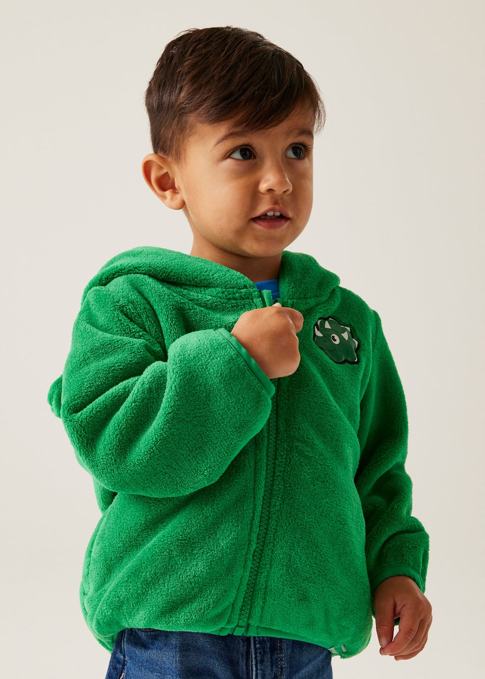 Regatta Dark Green Kids' Animal Stretch Fleece (6-72 months)