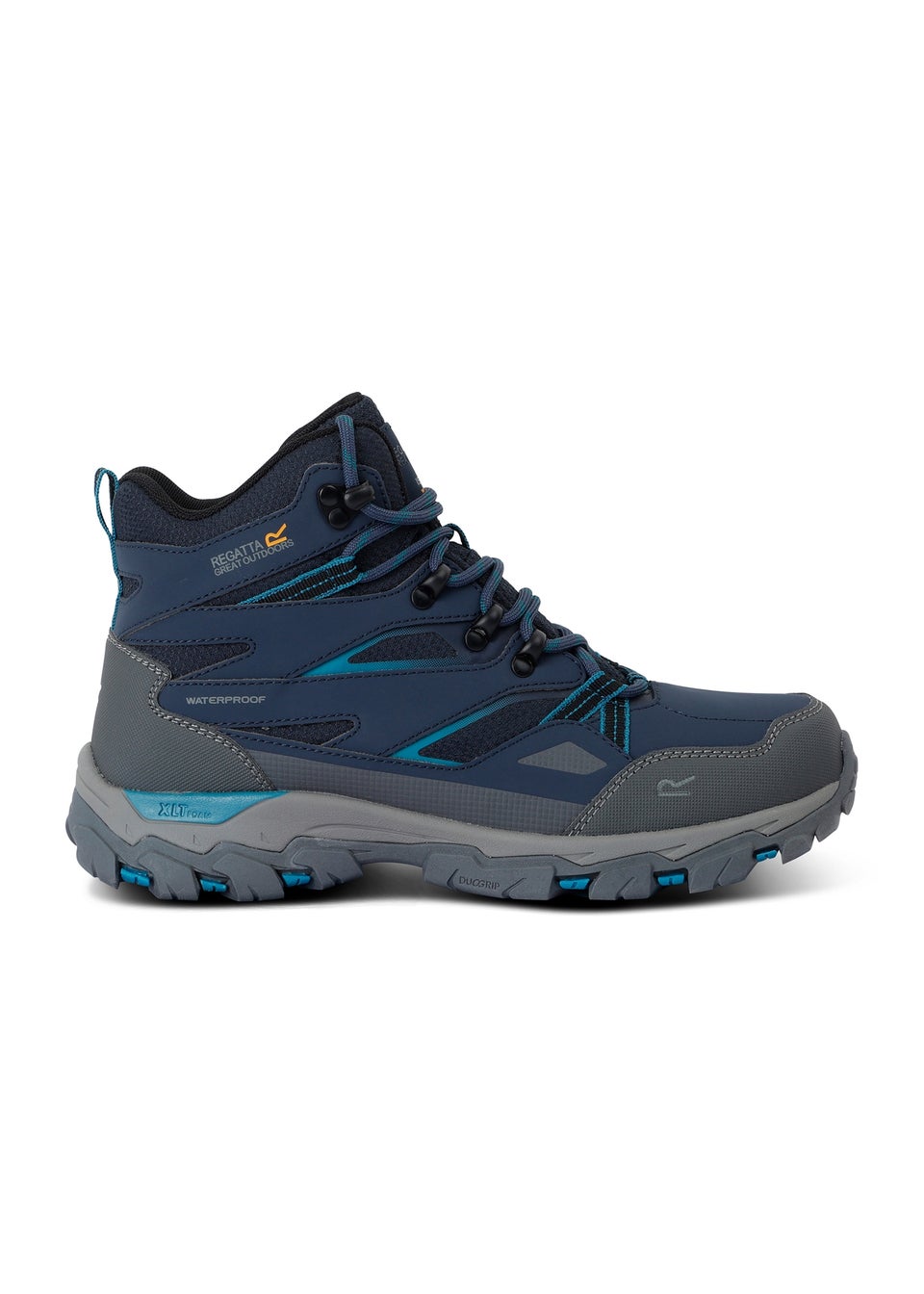 Regatta Dark Blue Holcombe III Waterproof Breathable Walking Boots