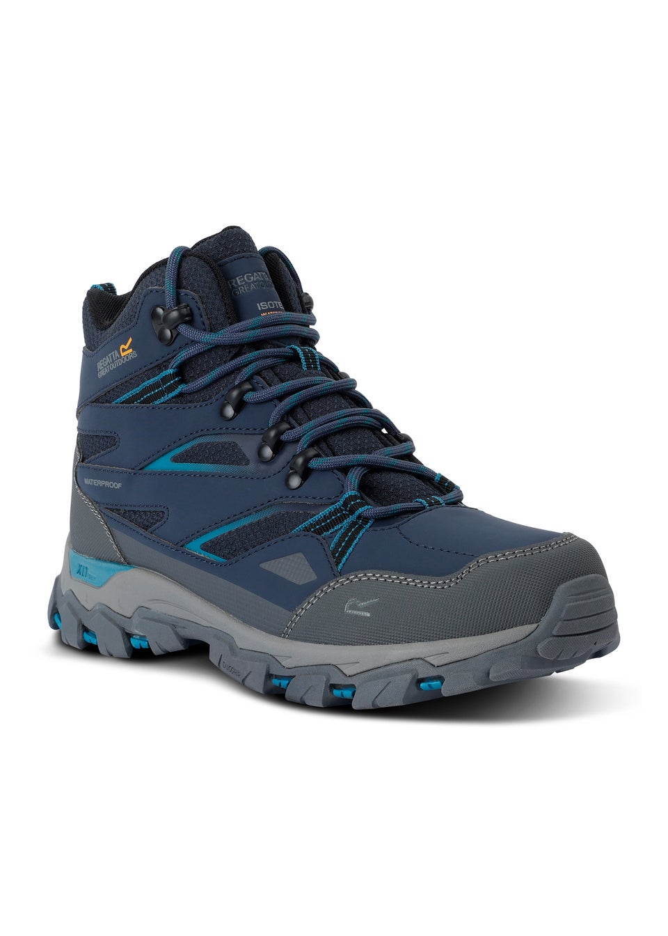 Regatta Dark Blue Holcombe III Waterproof Breathable Walking Boots