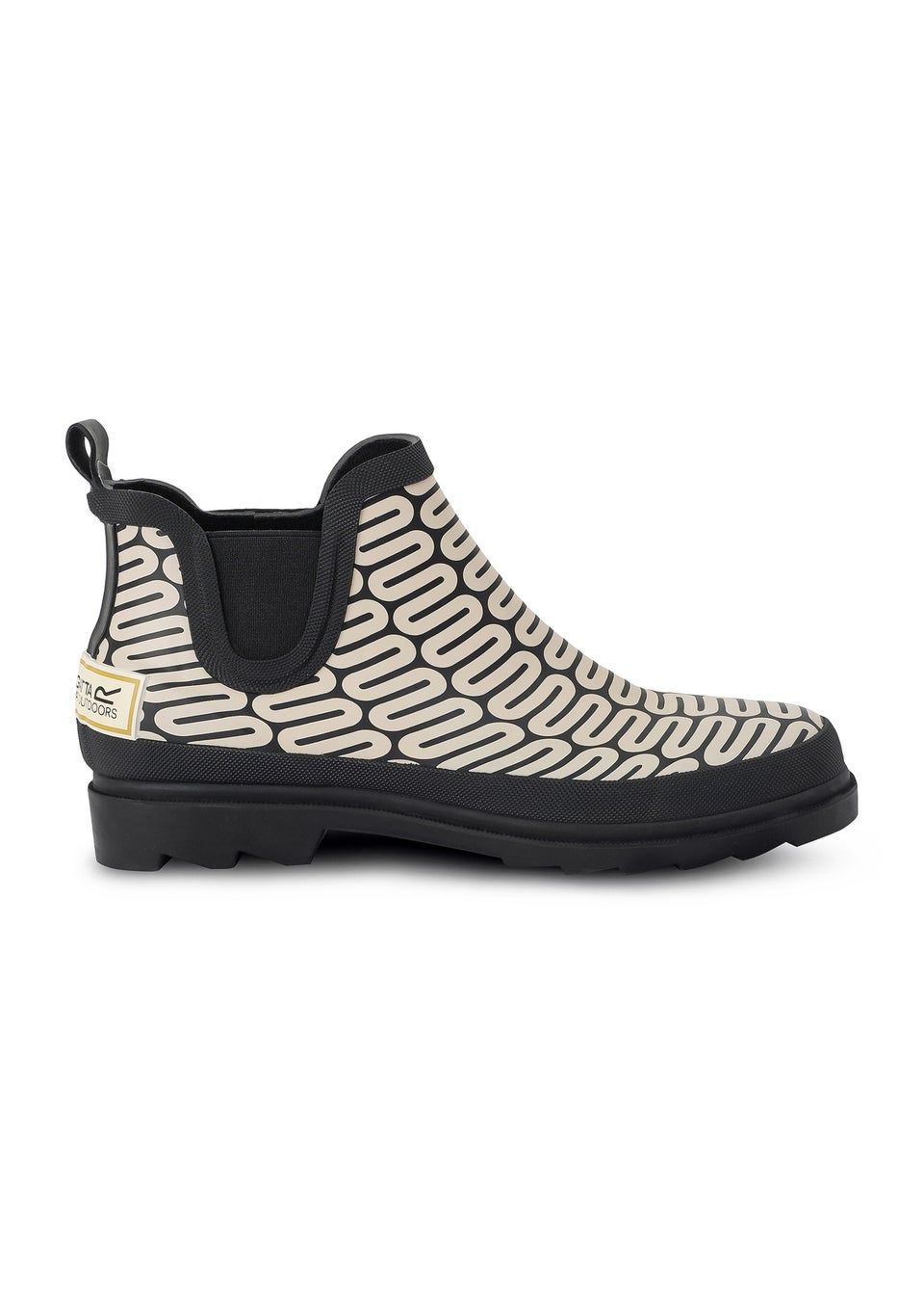 Regatta Black/ Off White Orla Welly Mid Wellies