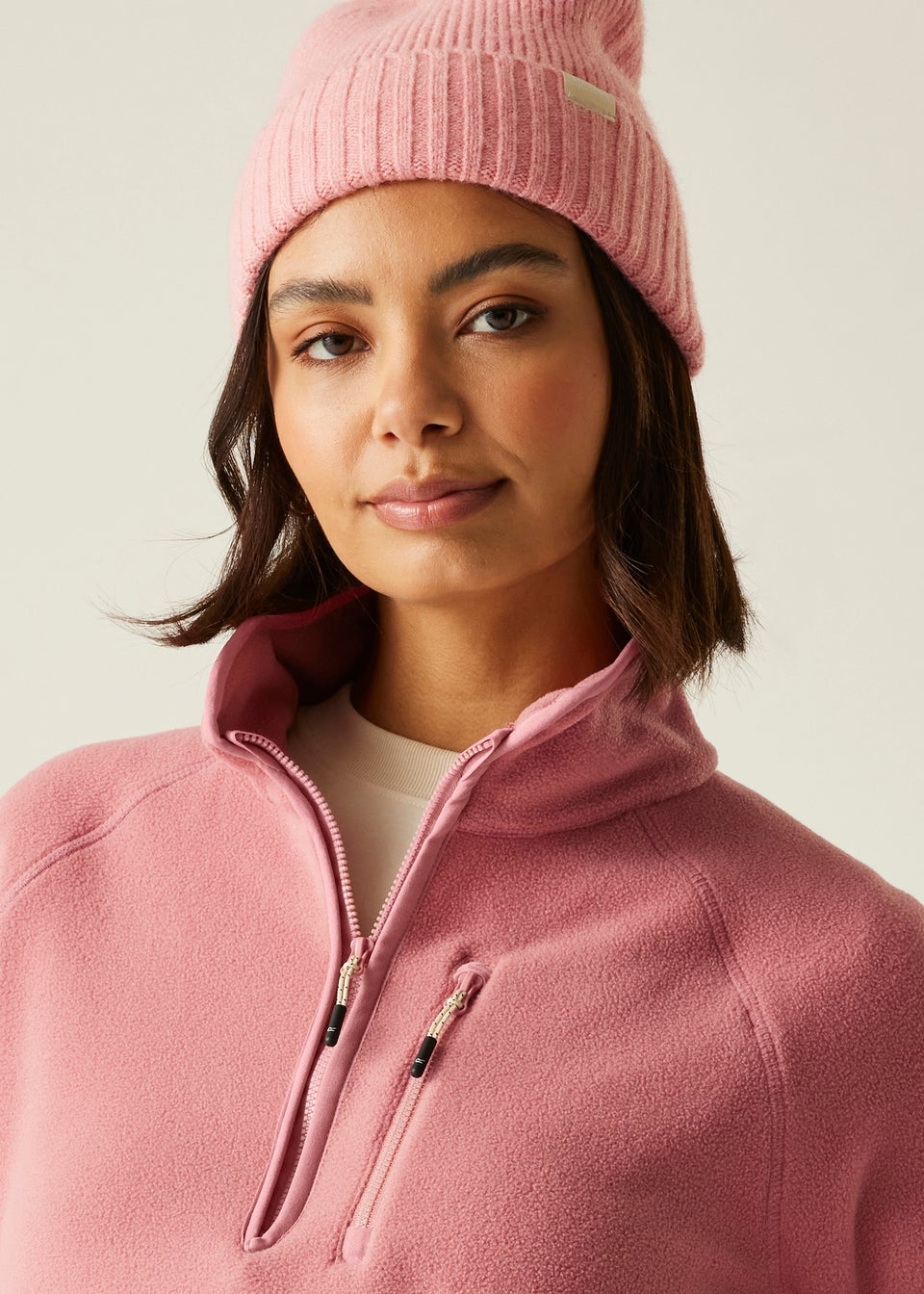 Regatta Dusty Pink Frankie Half Zip Lightweight Fleece