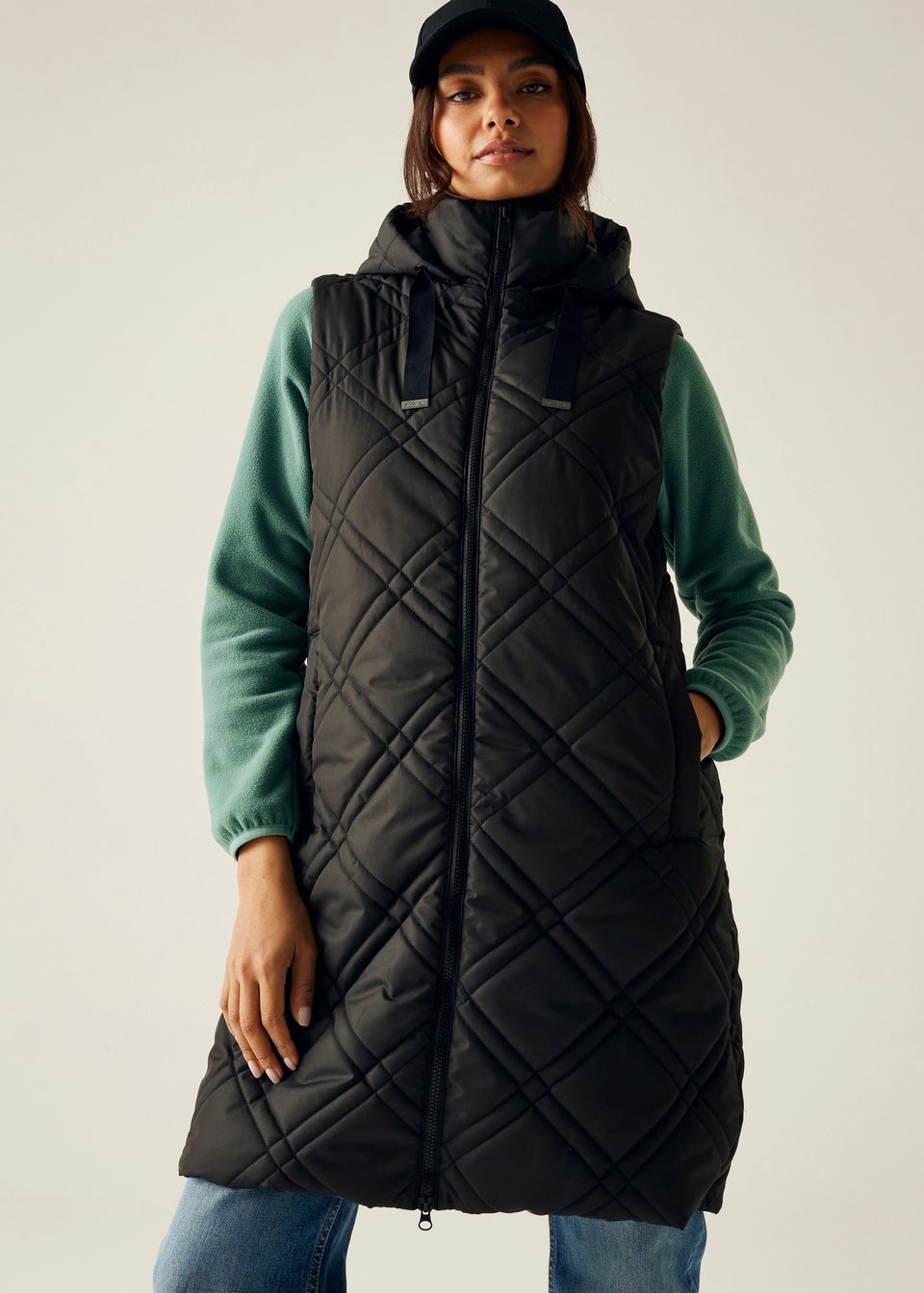 Regatta Black Rurietta Longer Length Lightweight Bodywarmer