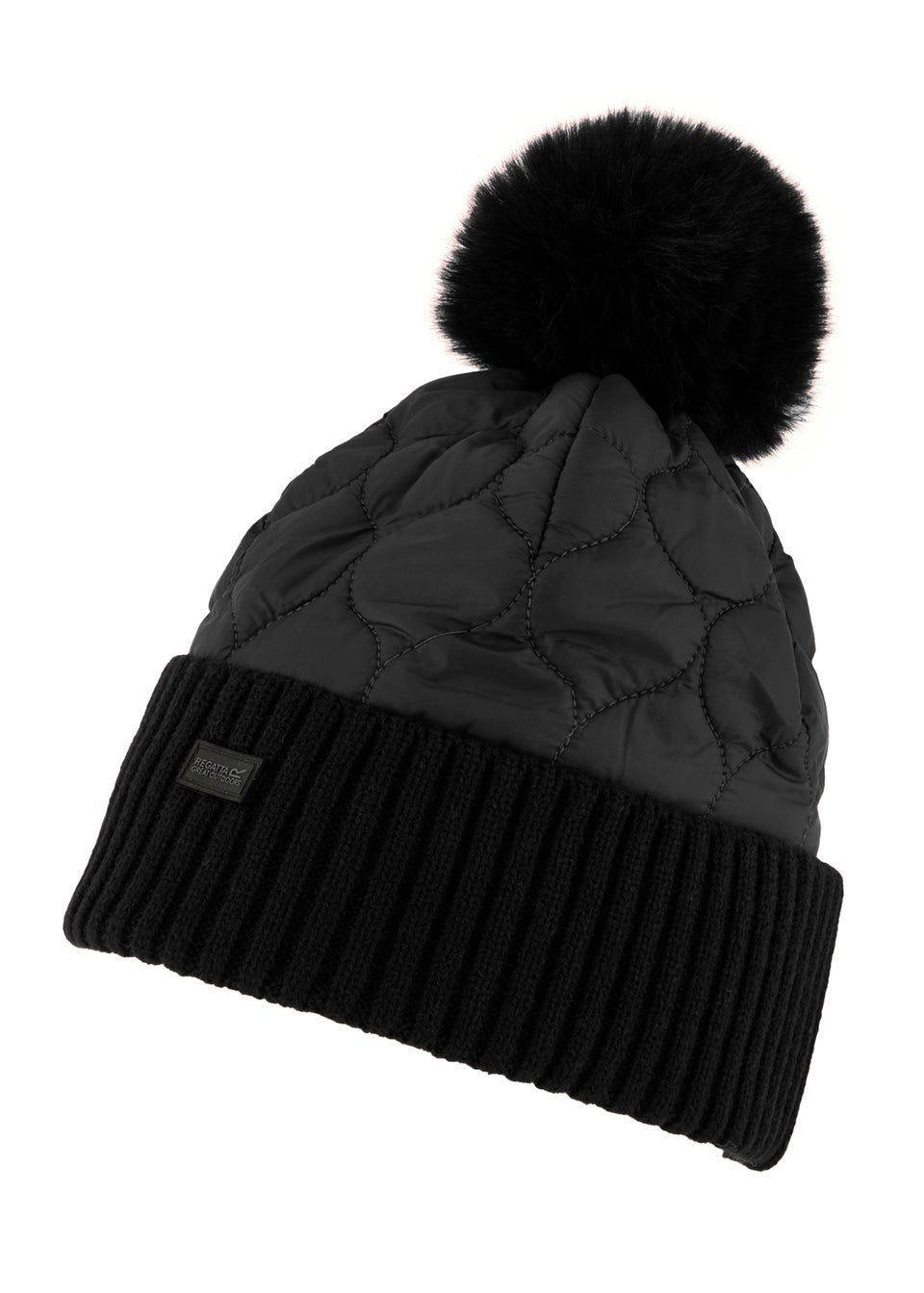 Regatta Black Showerproof Beanie Hat