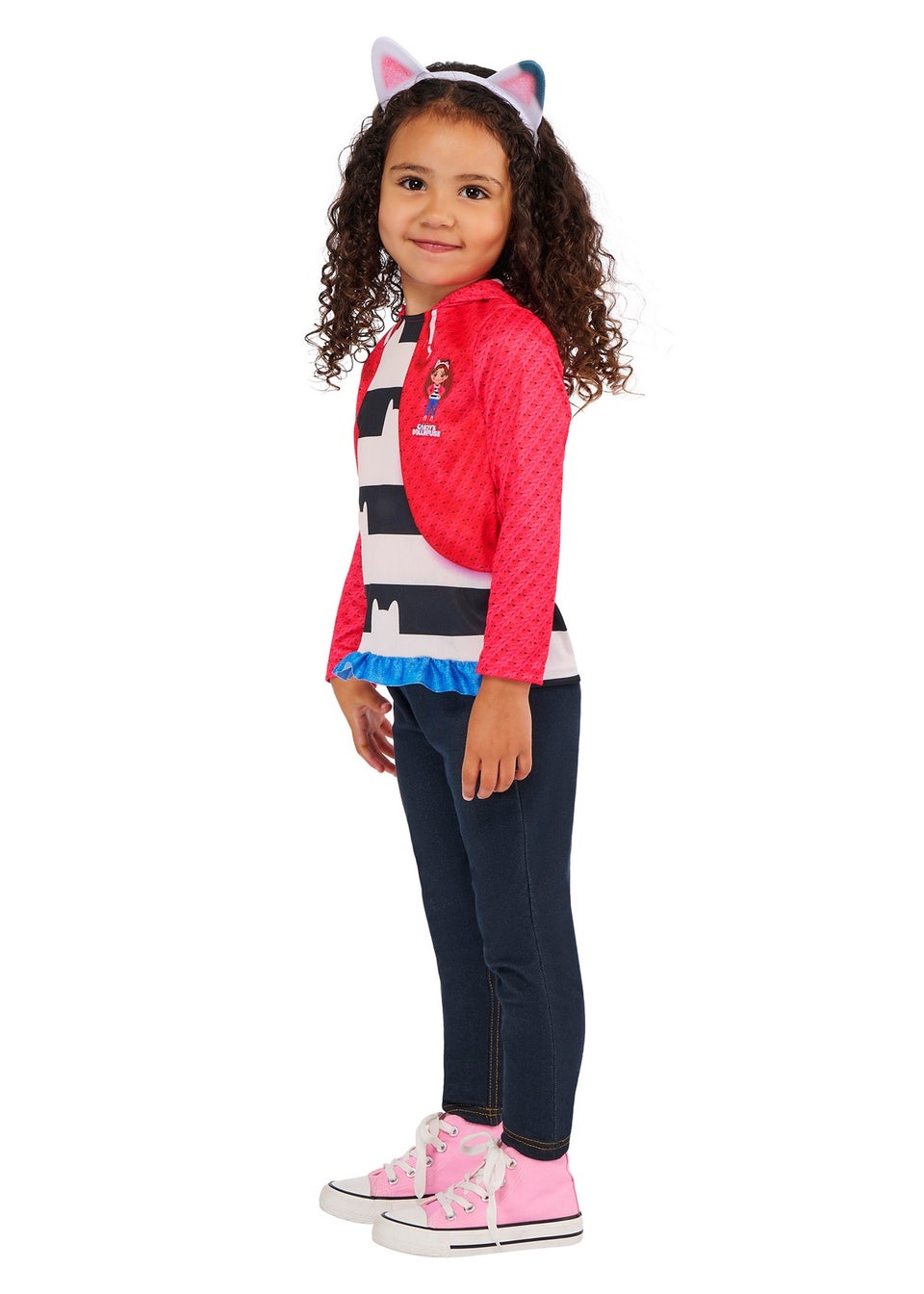 Gabbys Dollhouse Dress Up Gift Set Costume (5-6 Years)
