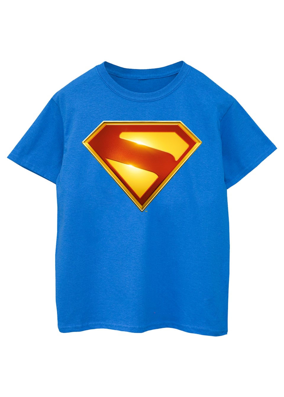 DC Comics Superman Shield Boys Royal Blue Graphic T-Shirt (3-13 Years)