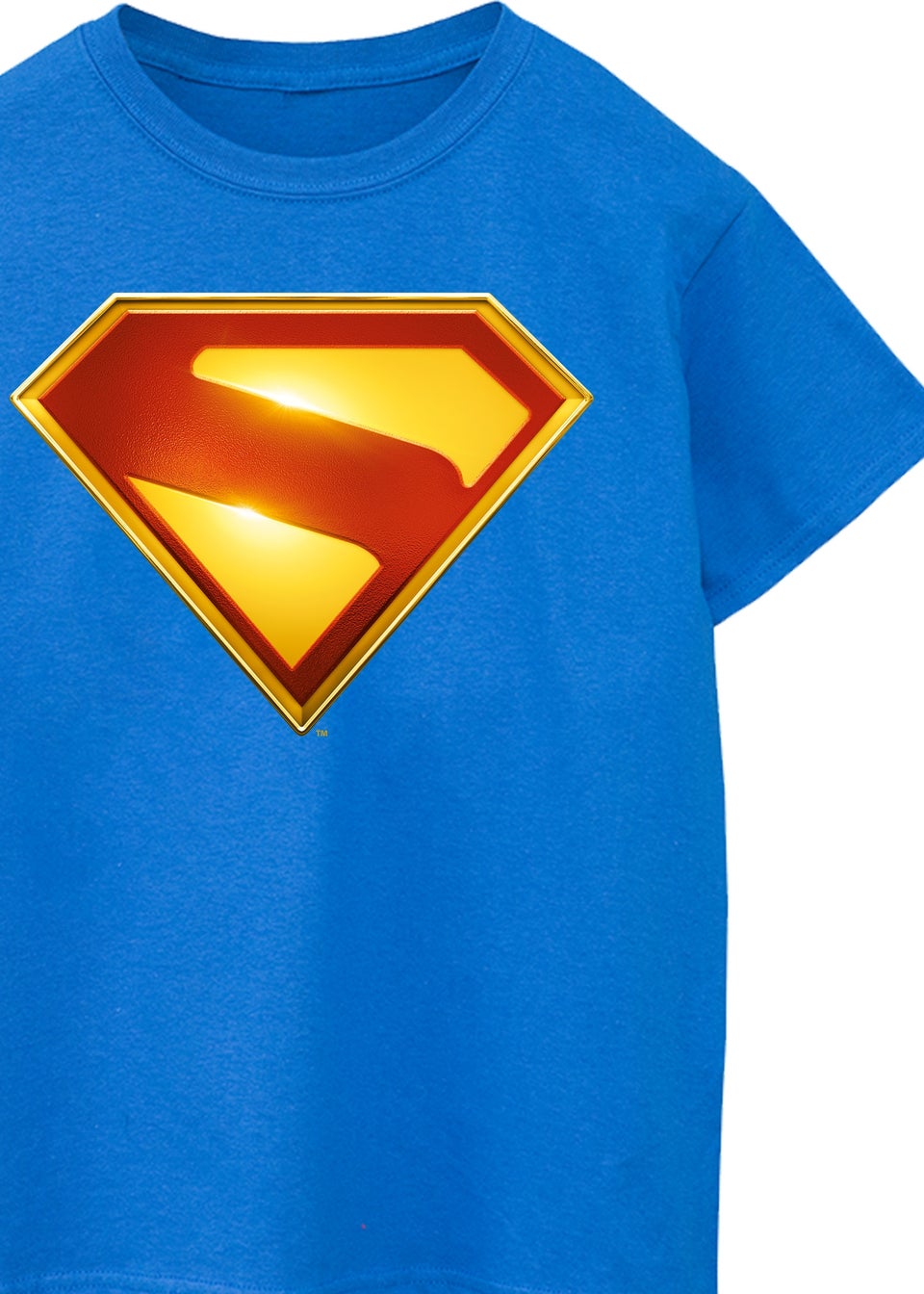 DC Comics Superman Shield Boys Royal Blue Graphic T-Shirt (3-13 Years)