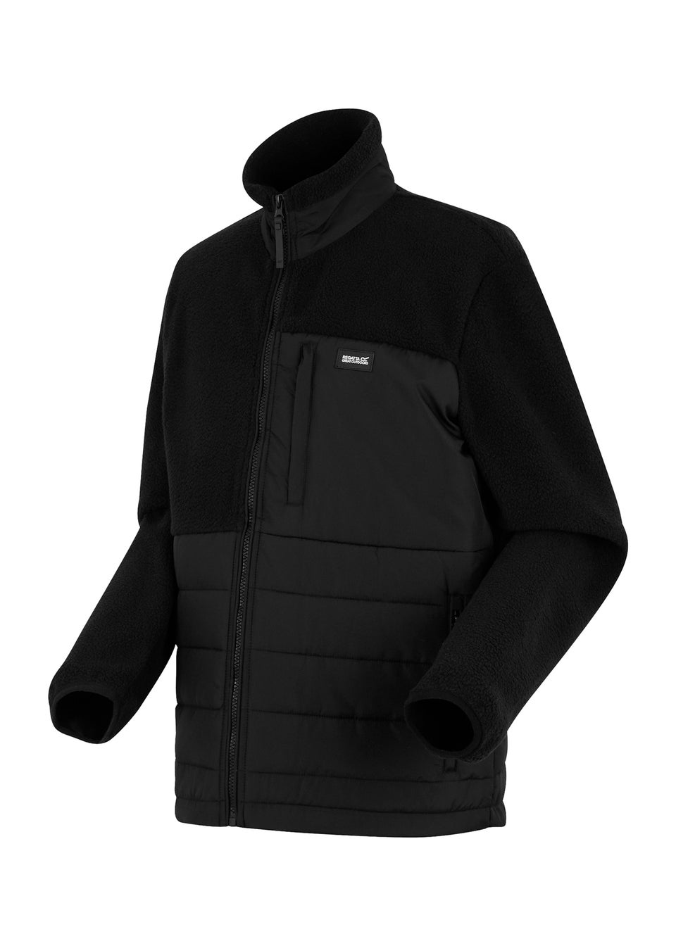 Regatta Black Frankie Borg Hybrid Stretch Fleece
