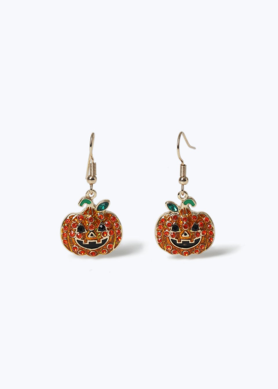 Muse Halloween Pumpkin Metal Earrings
