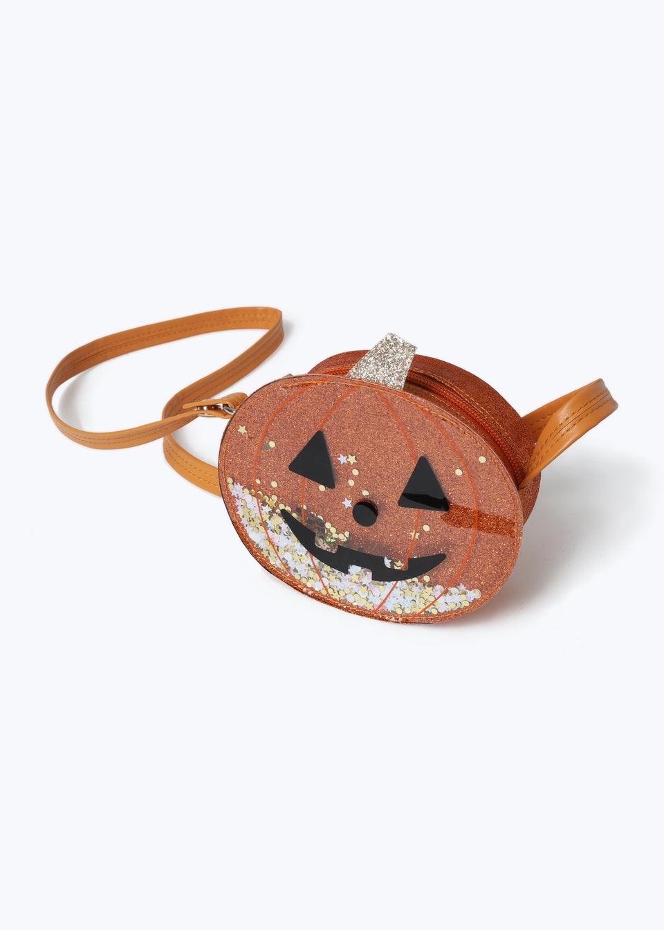 Muse Orange Halloween Pumpkin Shaker Bag