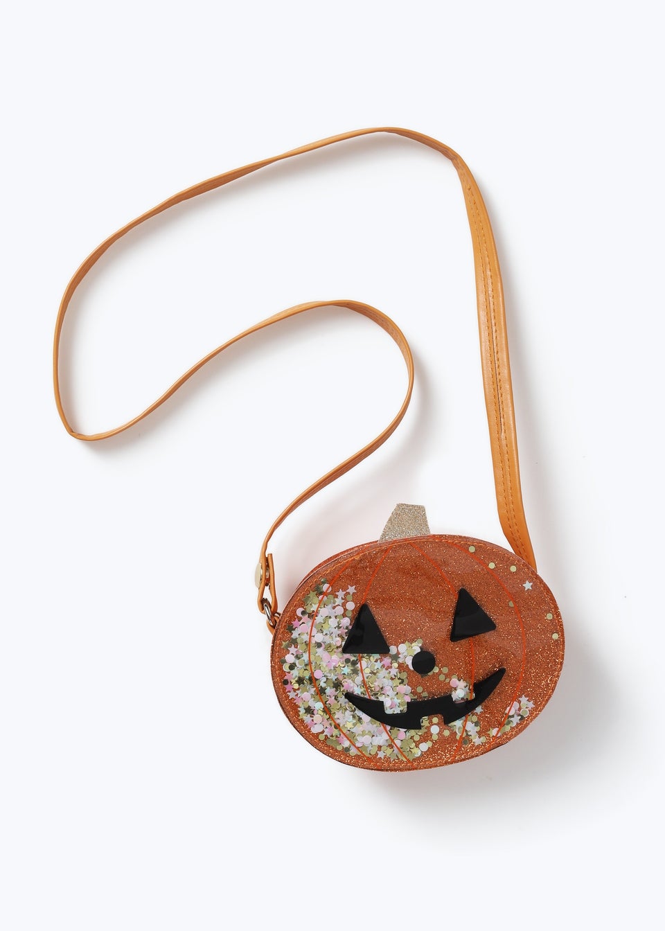 Muse Orange Halloween Pumpkin Shaker Bag