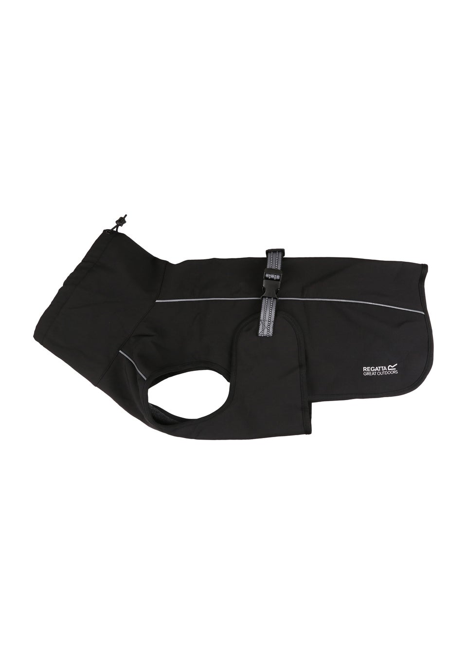 Regatta Black Pet's Softshell Waterproof Dog Coat