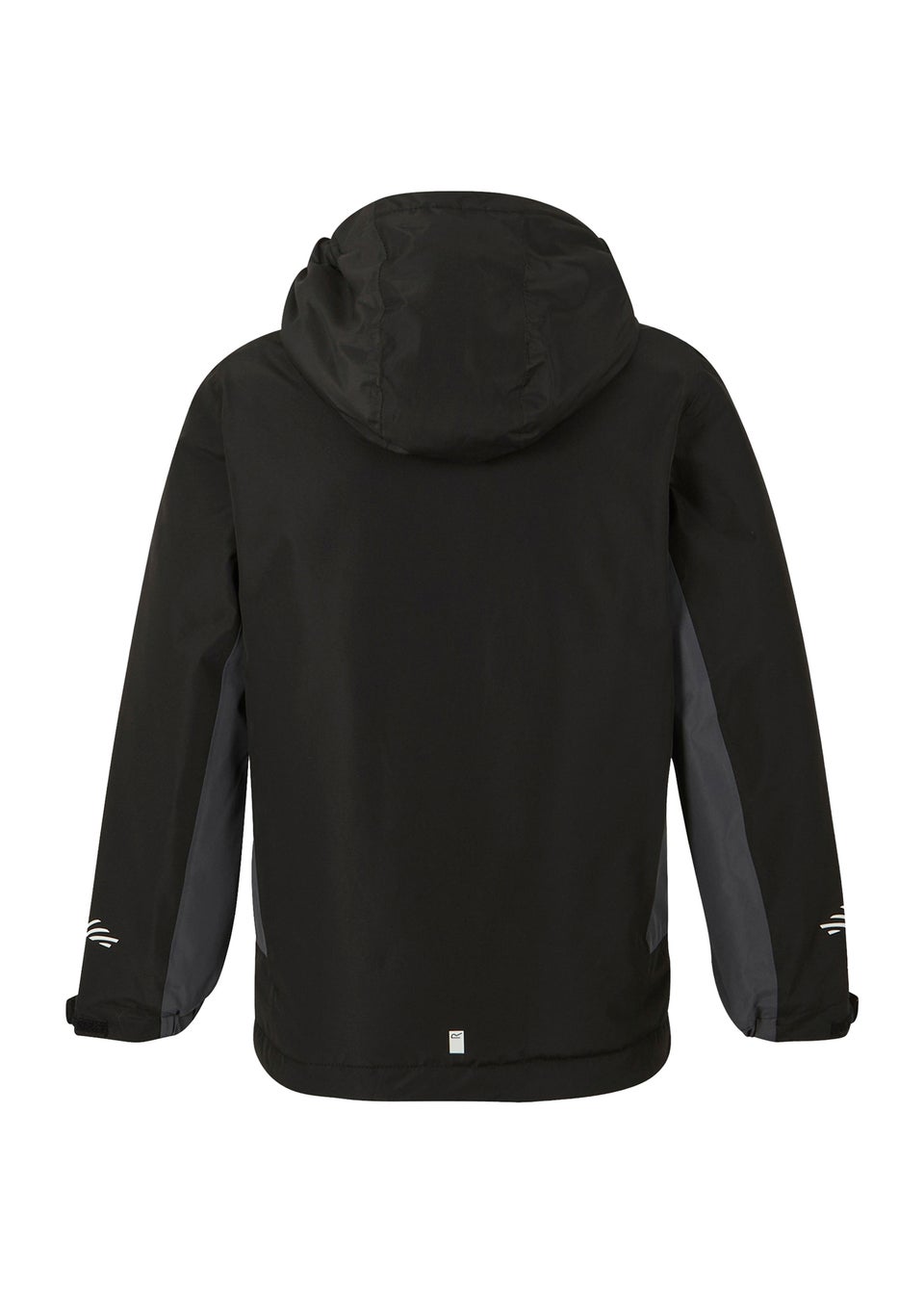 Regatta Black/Grey Kids' Hurdle Reflective Waterproof Insulated Jacket (3-16yrs)