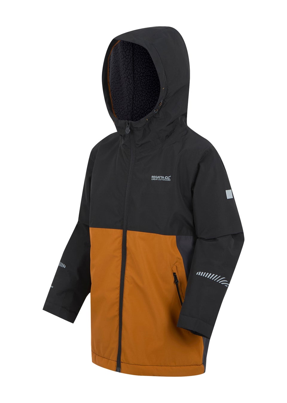 Regatta Ginger Kids' Hillain Warm Lined Reflective Waterproof Insulated Jacket (3-16yrs)