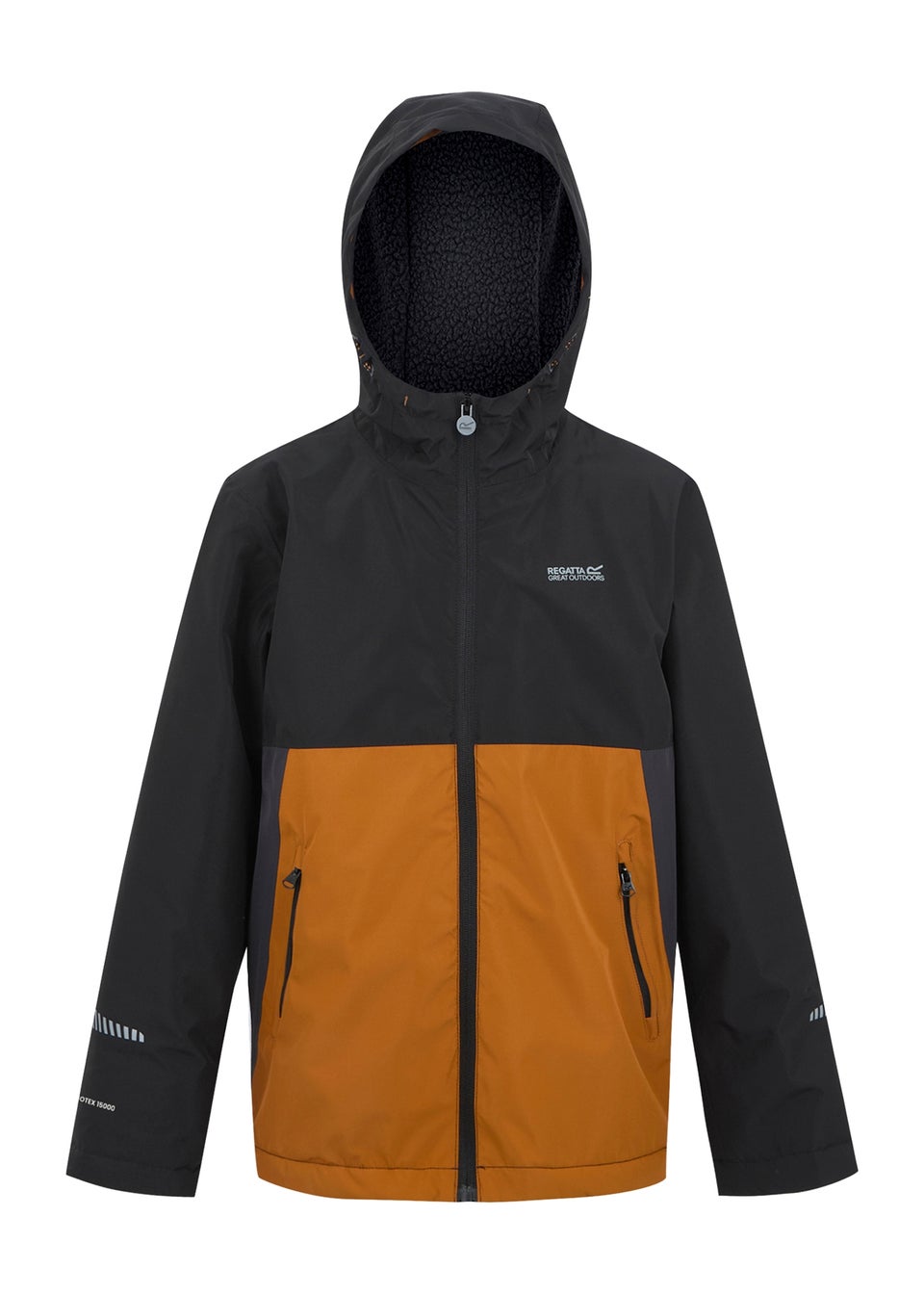 Regatta Ginger Kids' Hillain Warm Lined Reflective Waterproof Insulated Jacket (3-16yrs)