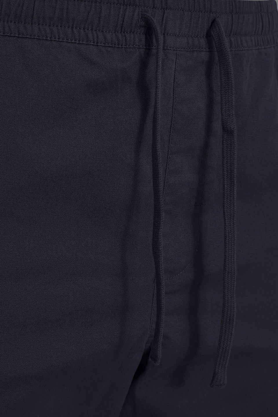 BadRhino Navy Blue Elasticated Waist Chinos