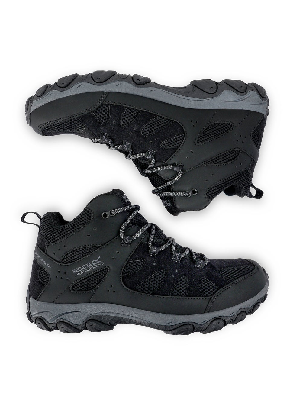 Regatta Black/Grey Edgepoint 4 Mid Waterproof Boots