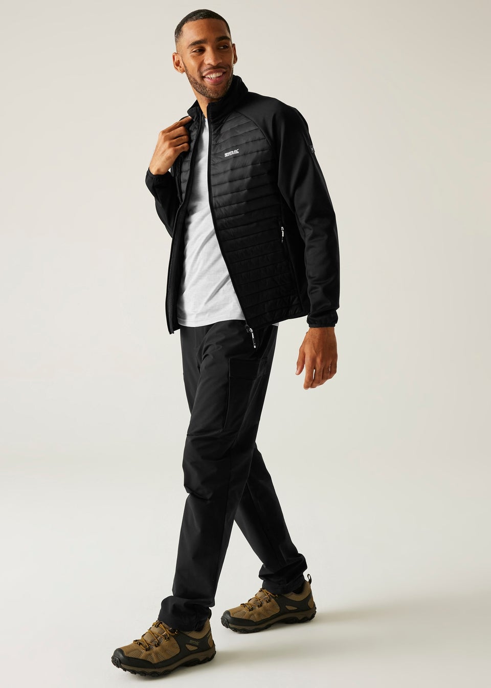 Regatta Black Clumber Hybrid Stretch Jacket
