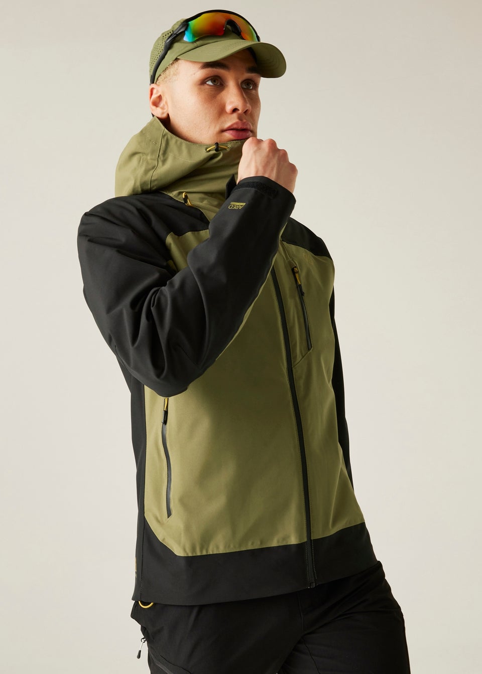 Dare2B Light Grey Torrek II Waterproof Jacket