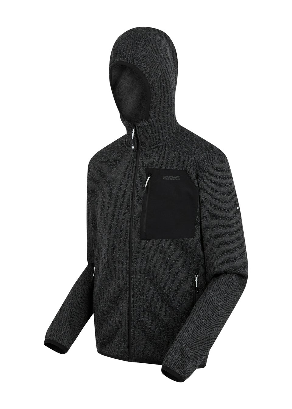 Regatta Slate Hooded Newhill Stretch Fleece
