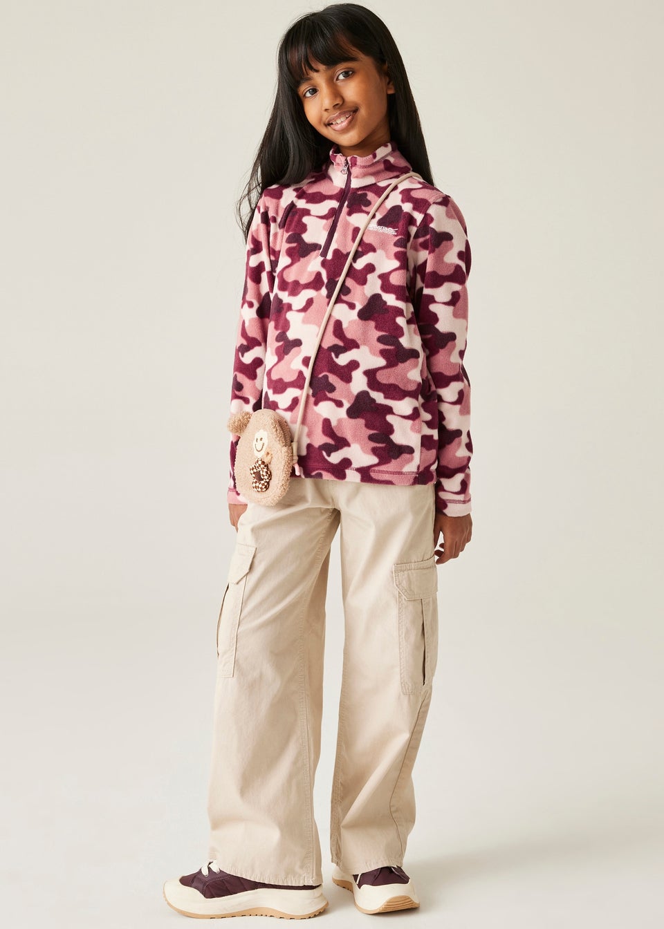 Regatta Blush Pink Kids' Hot Shot II Anti-Pill Fleece (3-16yrs)