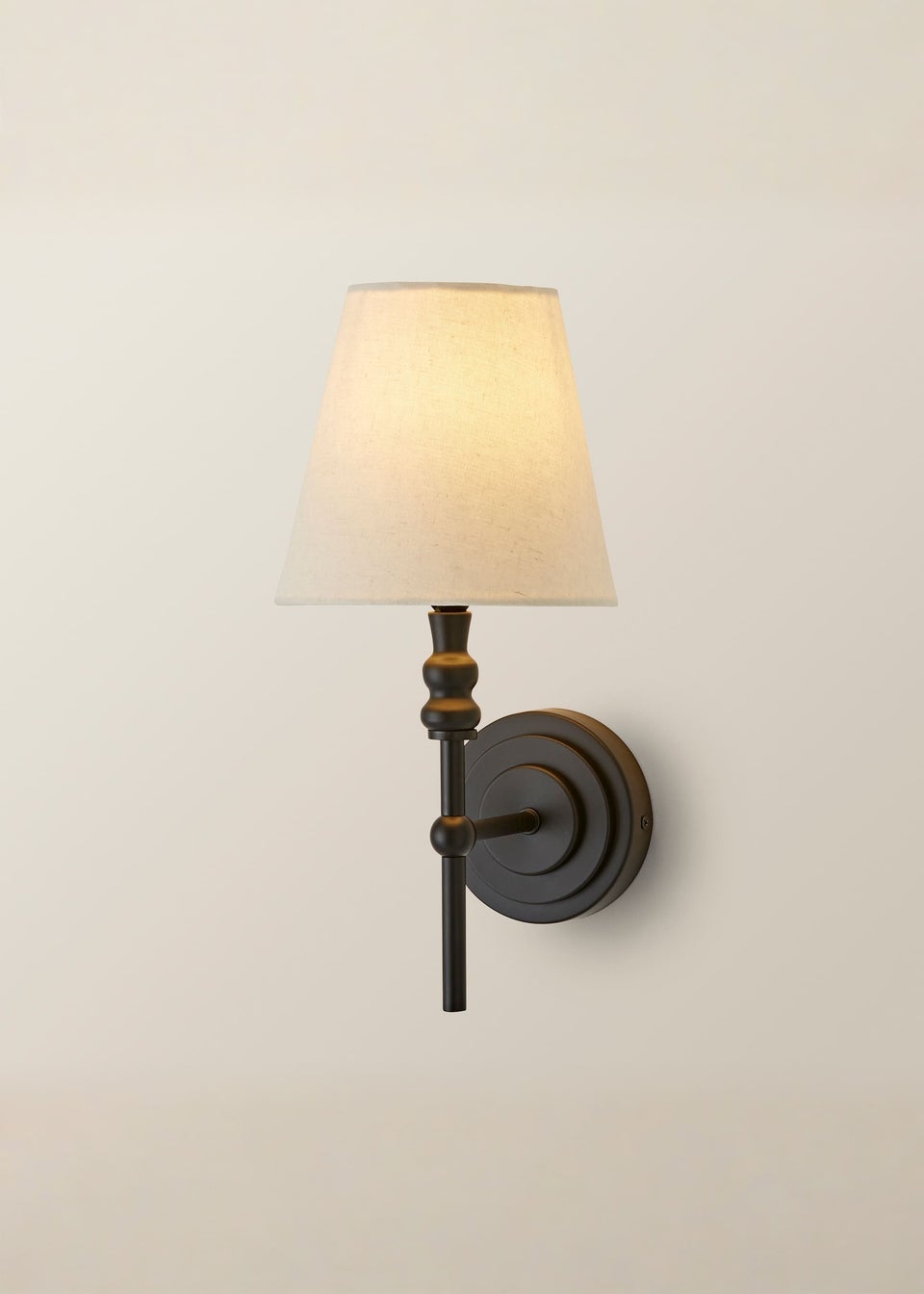 ValueLights Maggie Black Wall Light