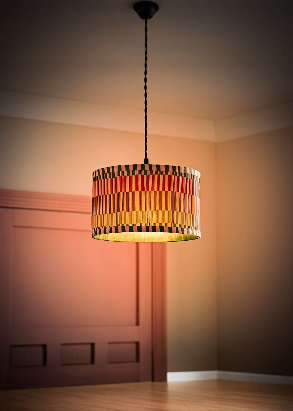 ValueLights Rae Small Multicoloured Easy Fit Lampshade