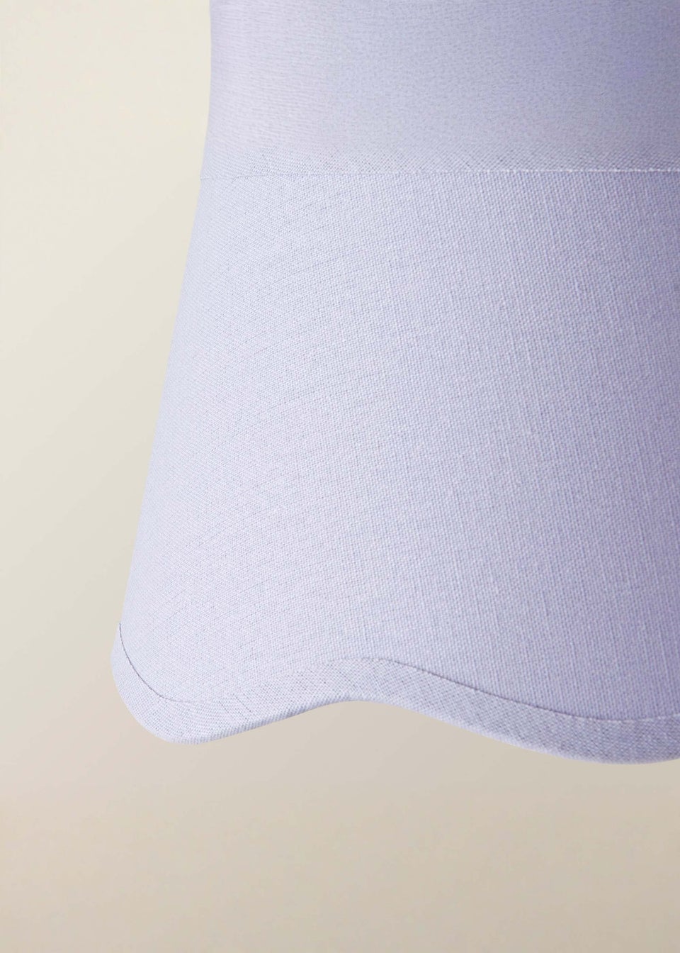 ValueLights Mabel Small Scalloped Lilac Easy Fit Lampshade