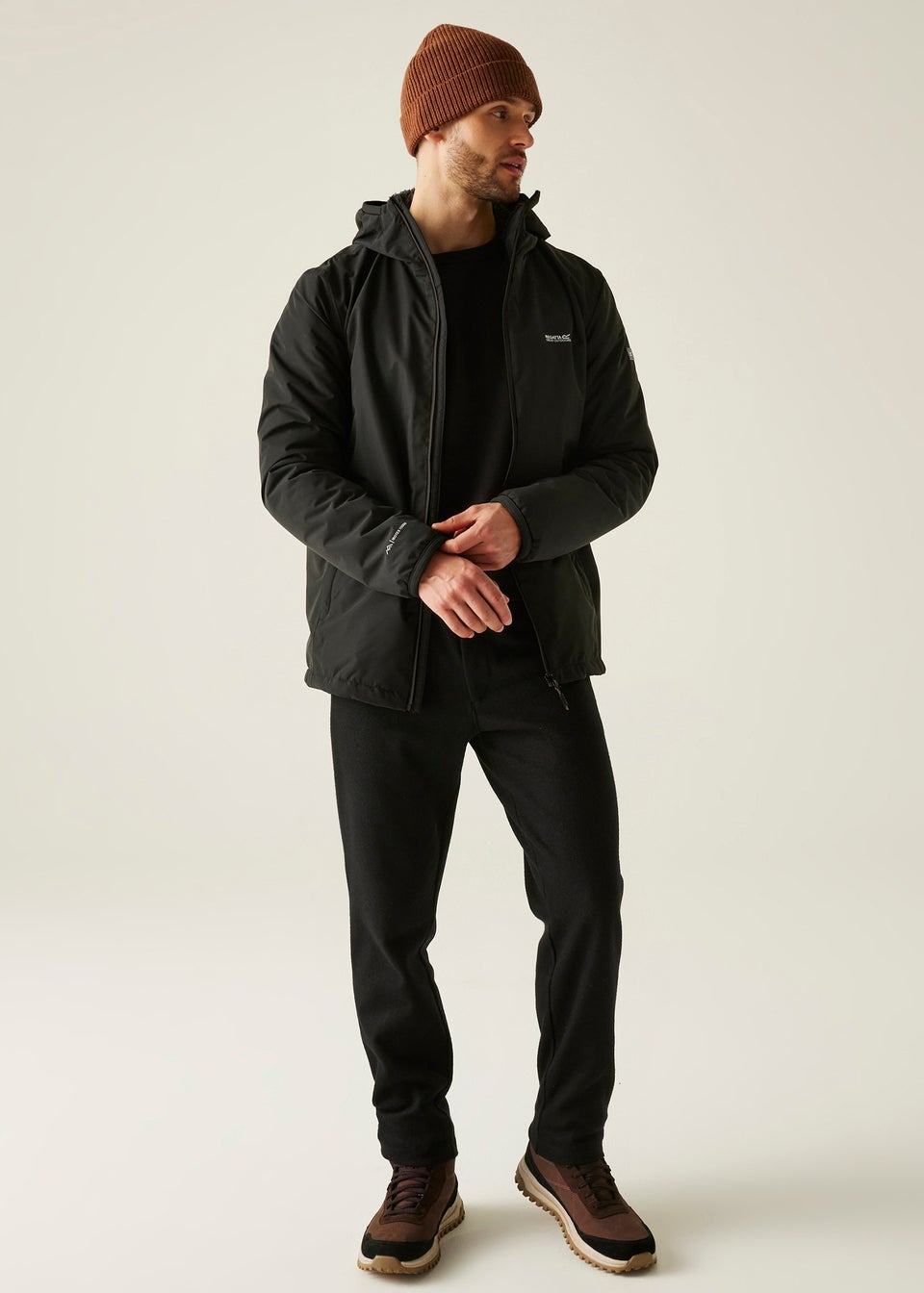 Regatta Black Caspen Waterproof Insulated Jacket