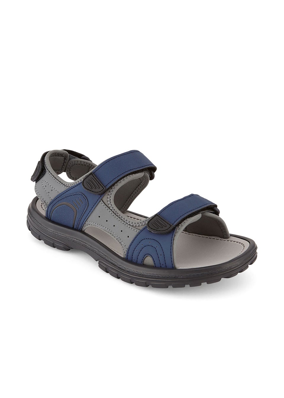 Cotton Traders Navy Lightweight Strider Sandals