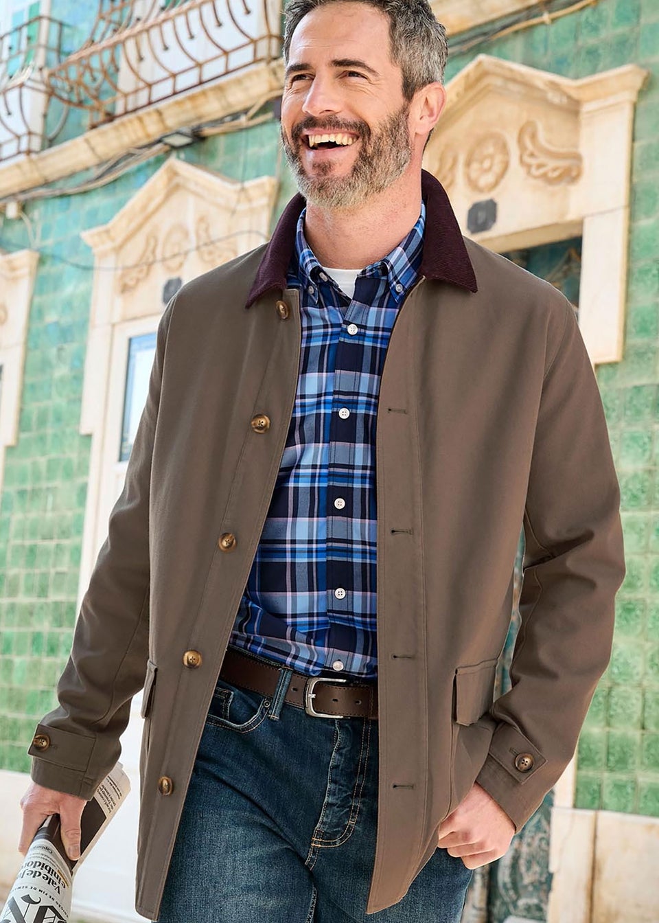 Cotton Traders Bark Classic Canvas Field Jacket