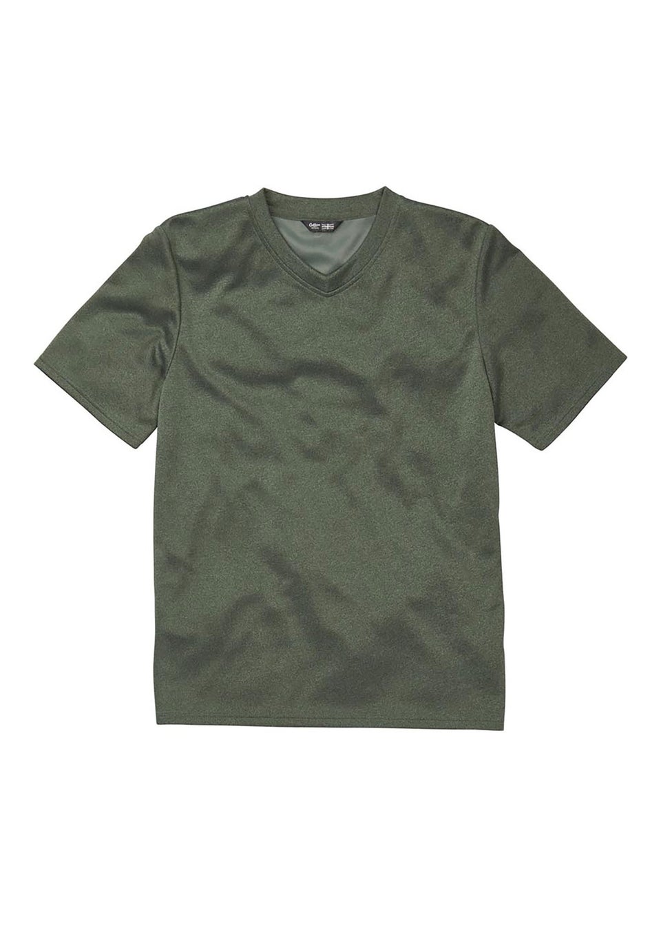 Cotton Traders Everglade Breathable Short Sleeve V Neck Top