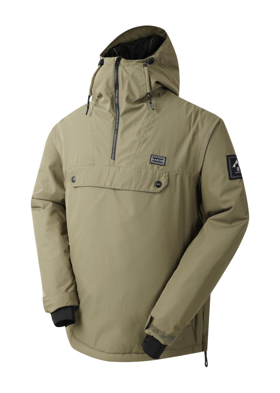Dare2B Soft Green Freeride Overhead Waterproof Insulated Jacket