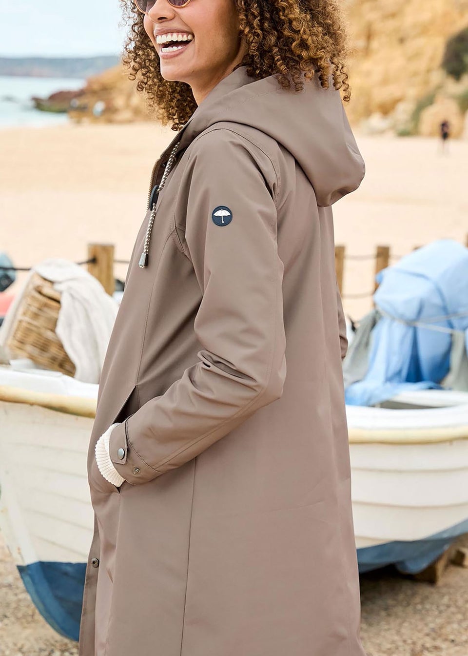 Cotton Traders Mocha Weatherproof Jacket