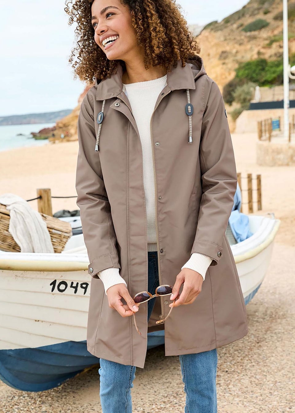 Cotton Traders Mocha Weatherproof Jacket