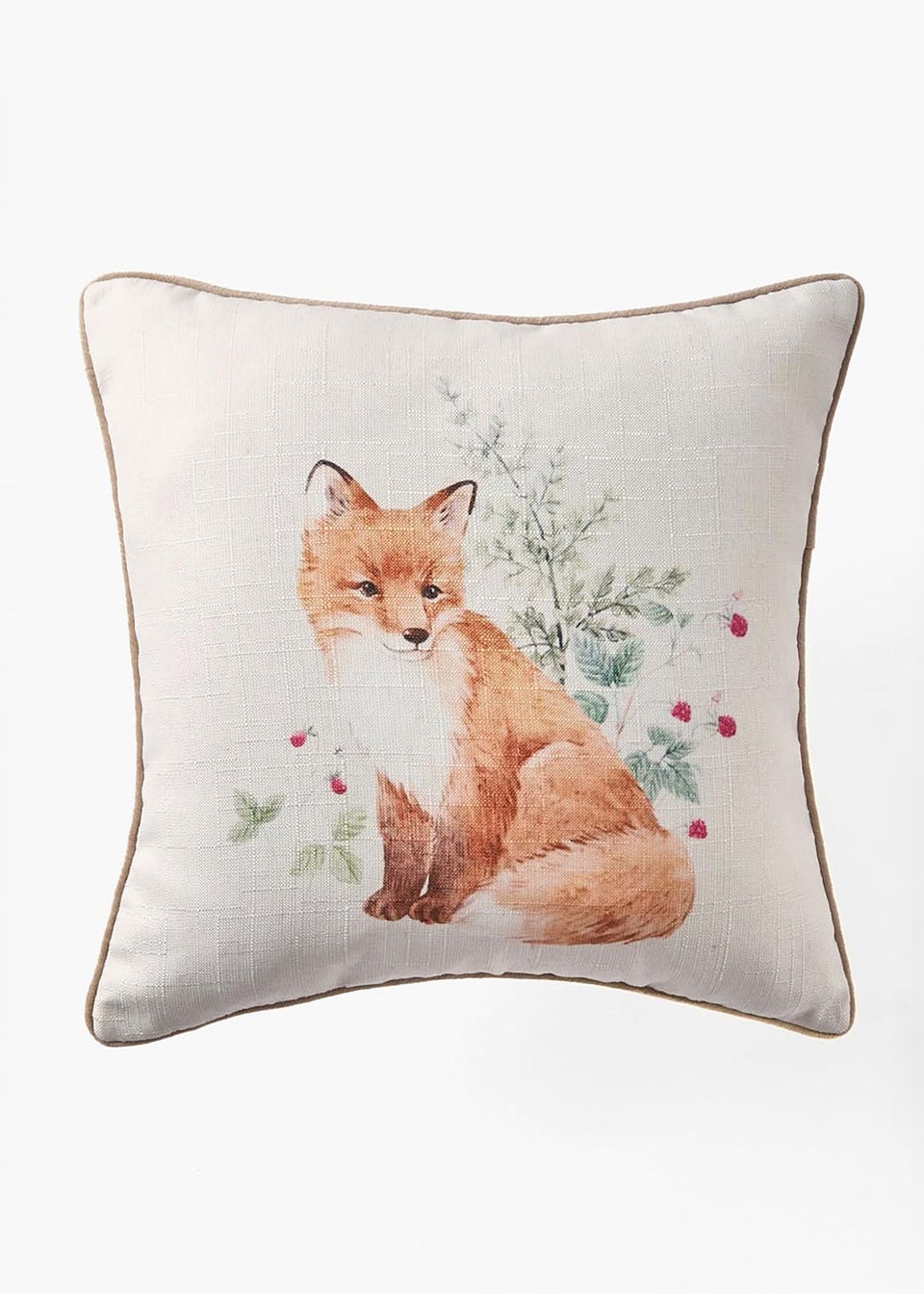 Cotton Traders Multi Fox Cushion