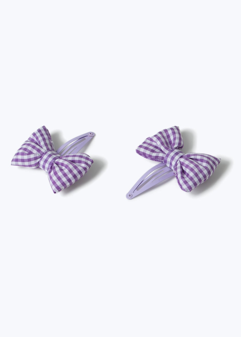 Flitzy Purple Bow Hair Clips