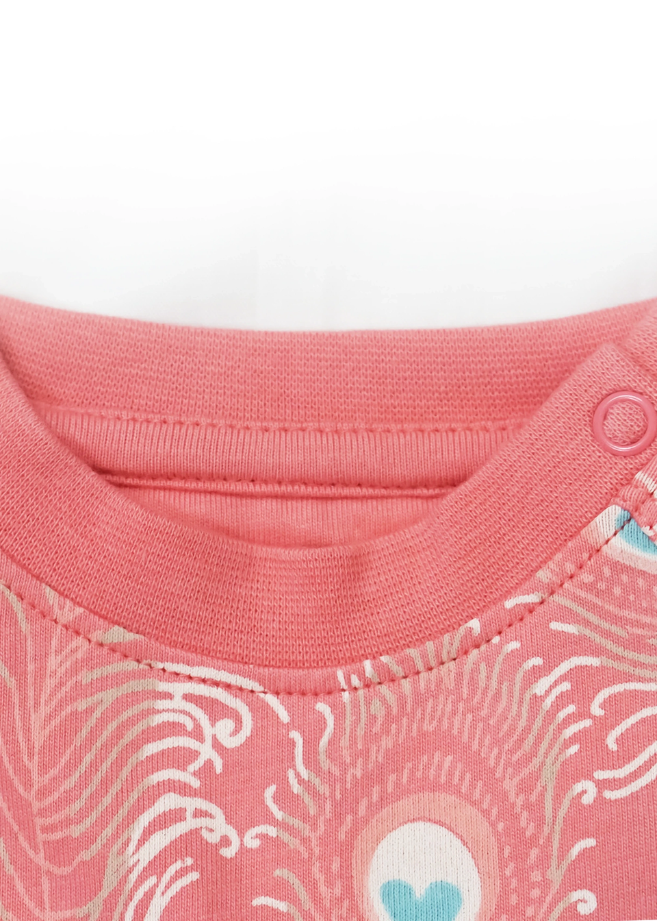 Lucy & Sam Pink Peacock Playsuit (0 to 24 Months)