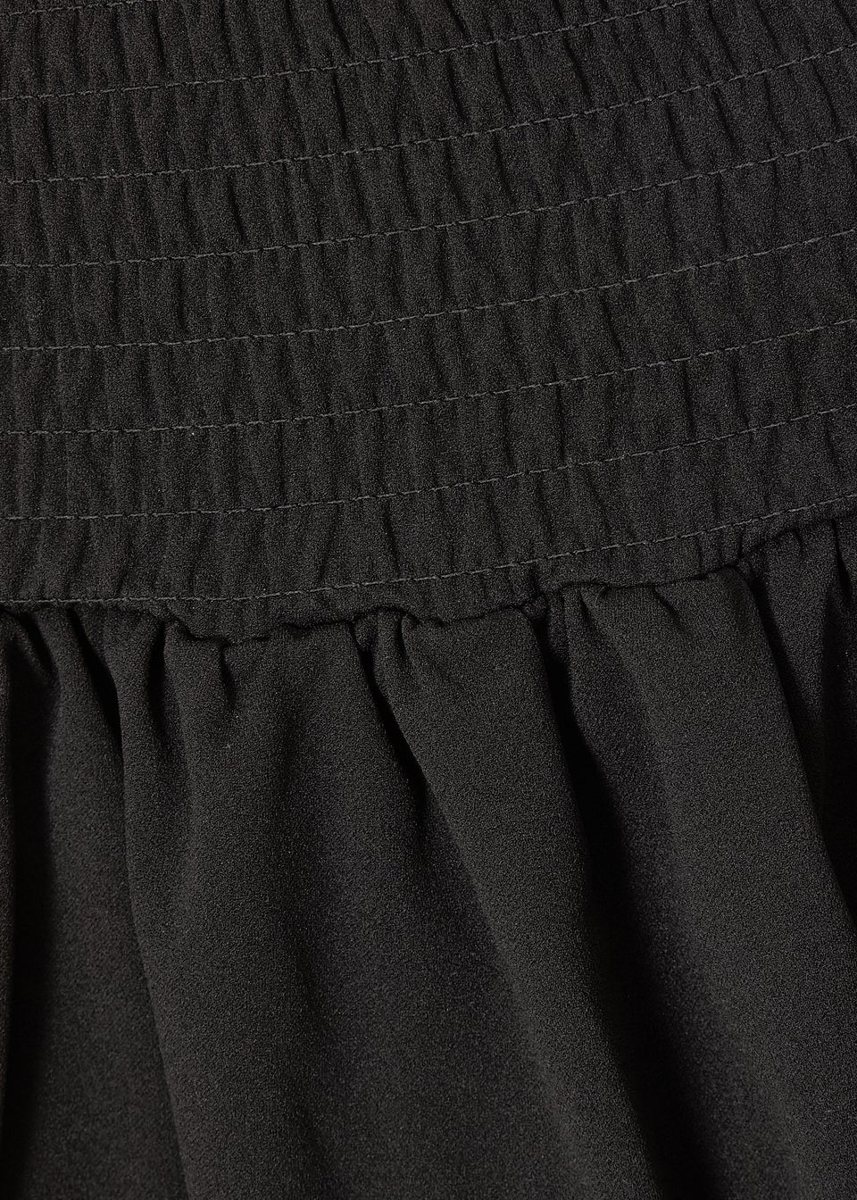 Quiz Black Bubble Hem Mini Skirt