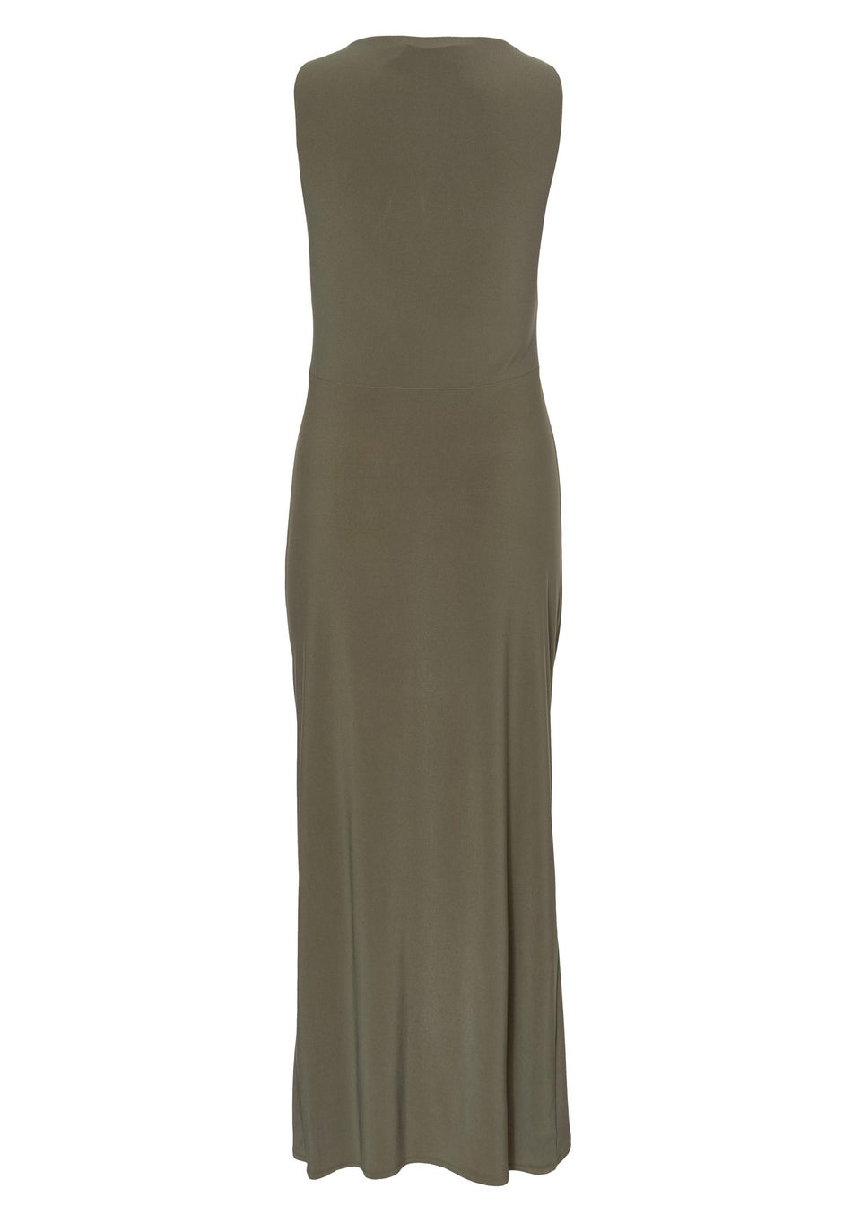 Quiz Green Wrap Midaxi Dress