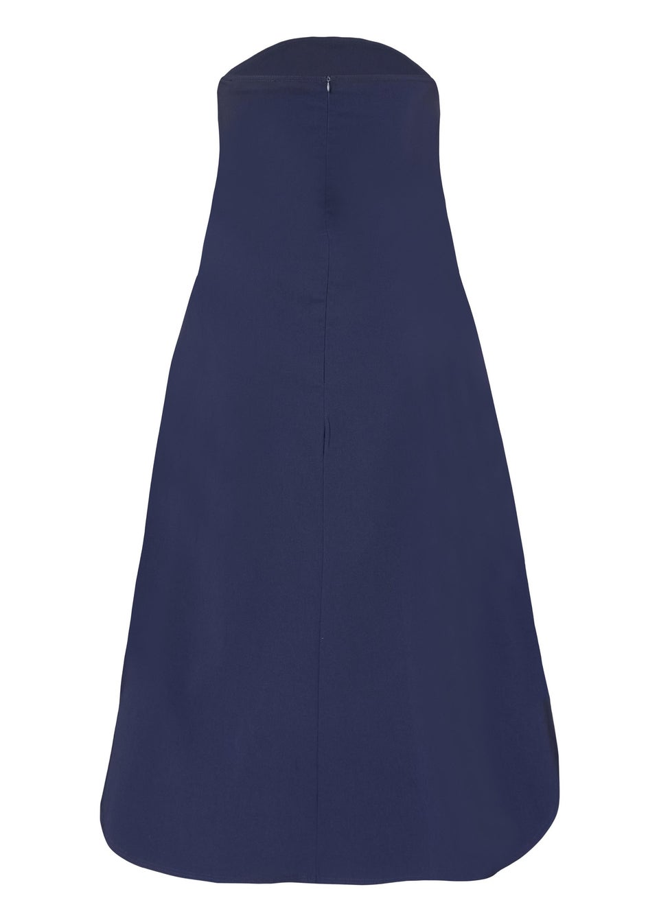 Quiz Navy Curve Bandeau Midi Dress