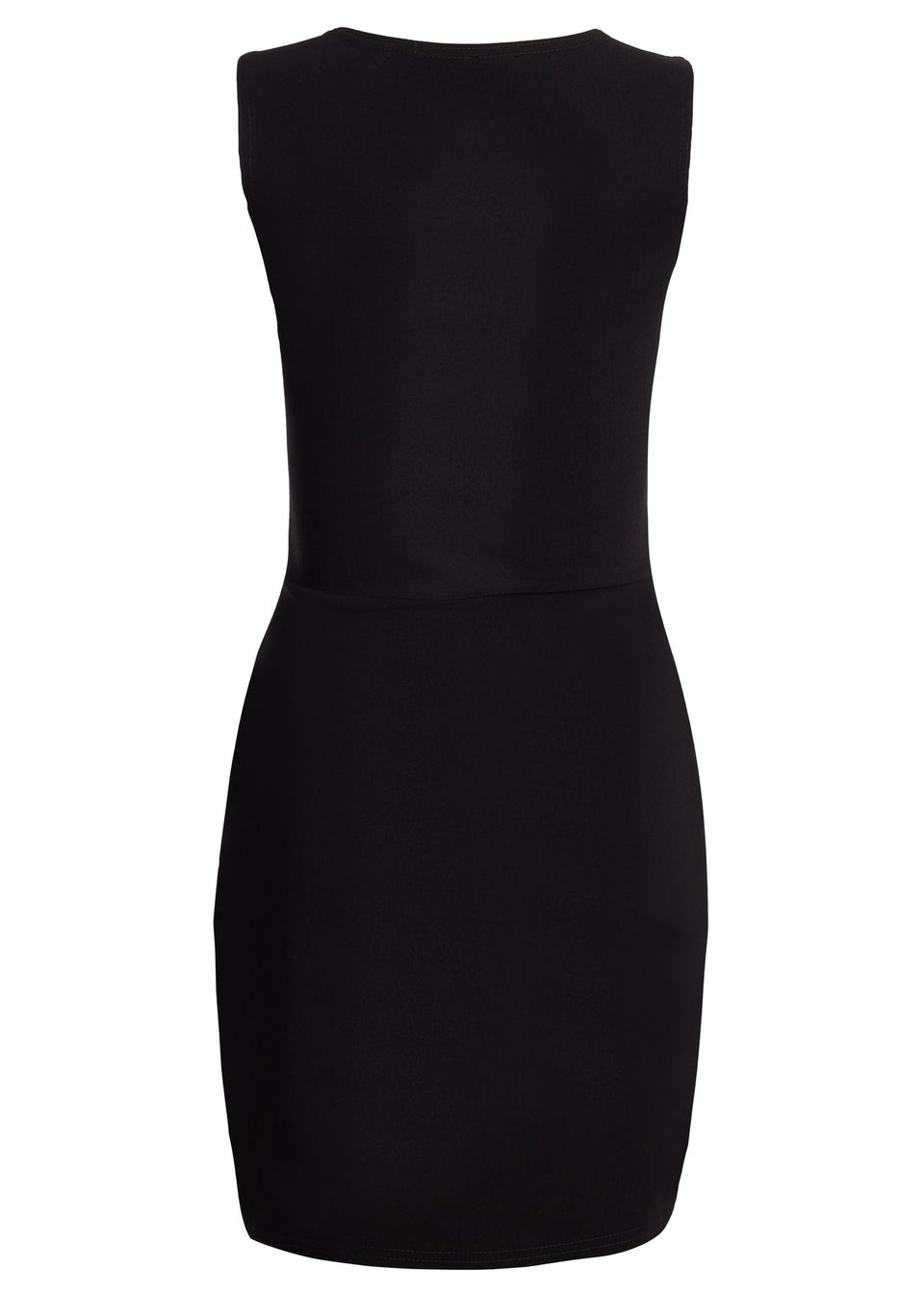Quiz Black Pocket Detail Mini Dress