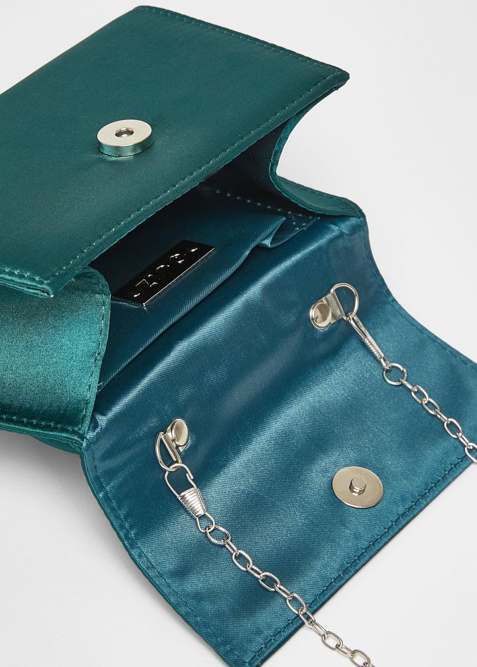 Quiz Green Bow Trim Top Handle Bag