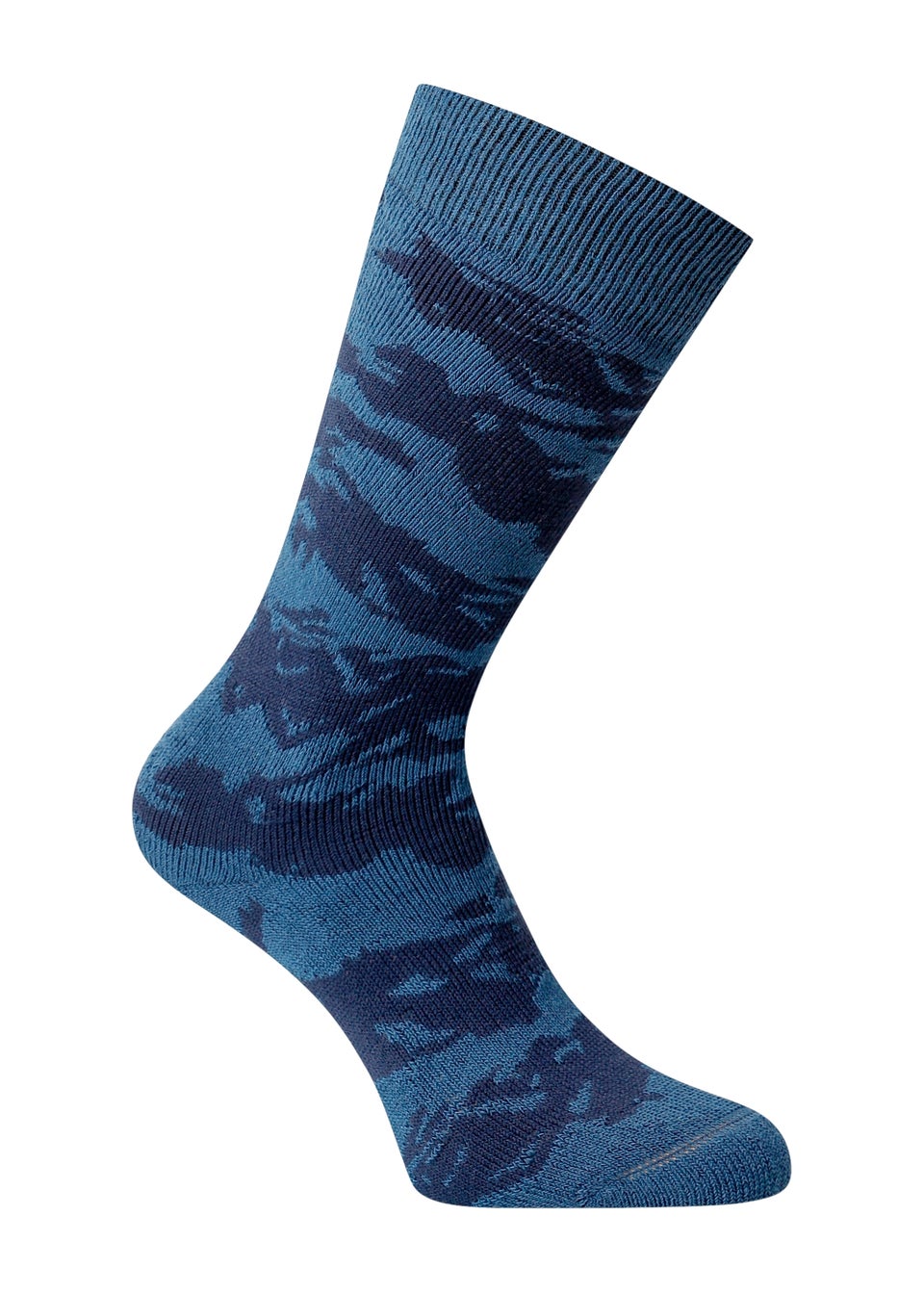Dare2B Midnight Blue Kids' Printed Ski Stretch Socks