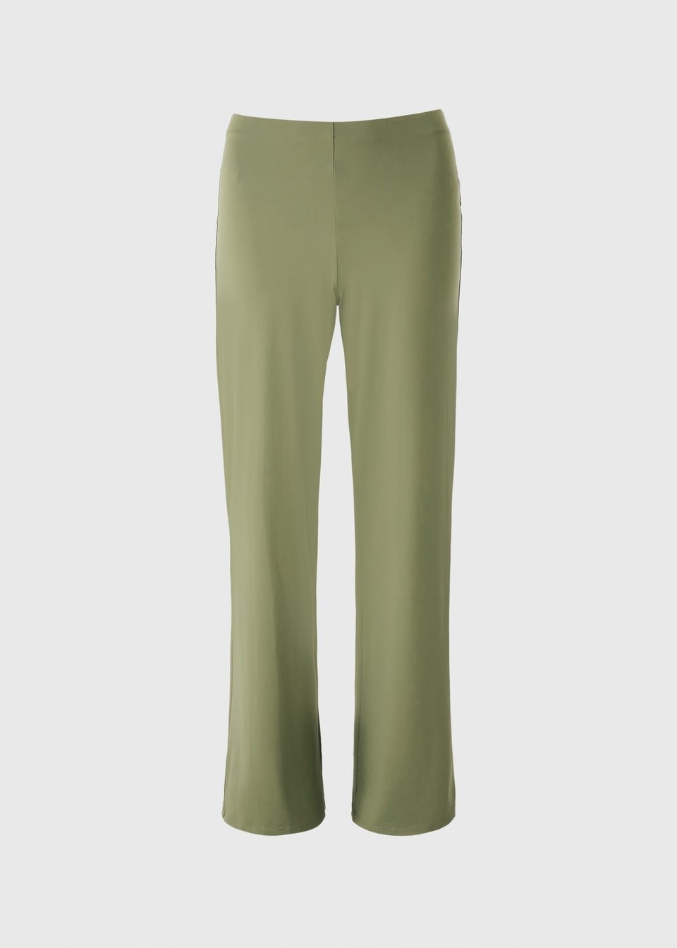 Khaki Wide Leg Leggings