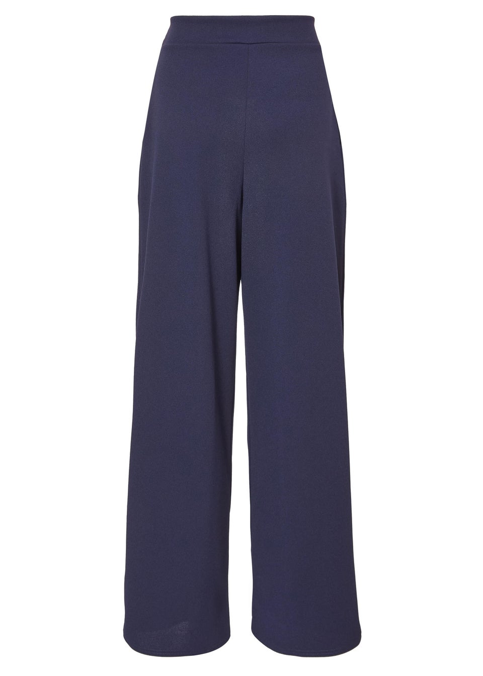 Quiz Navy Buckle Palazzo Trousers
